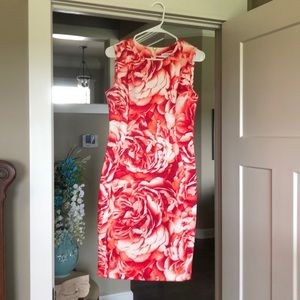 Calvin Klein flowered dress size 8